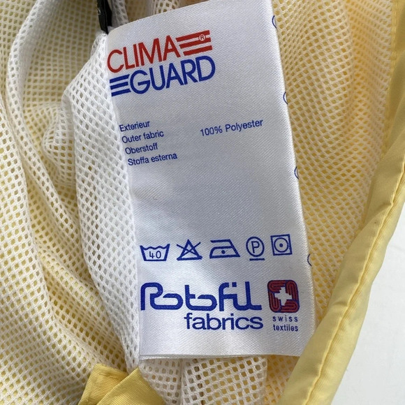 Cutter & Buck Sport Ladies Vest Yellow Blue Golf Pullover 1/4 Zip Pockets Large - Picture 7 of 14